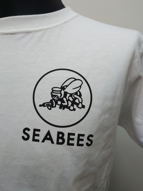 SEABEES プリント　ヘビーTシャツ　7.4オンス