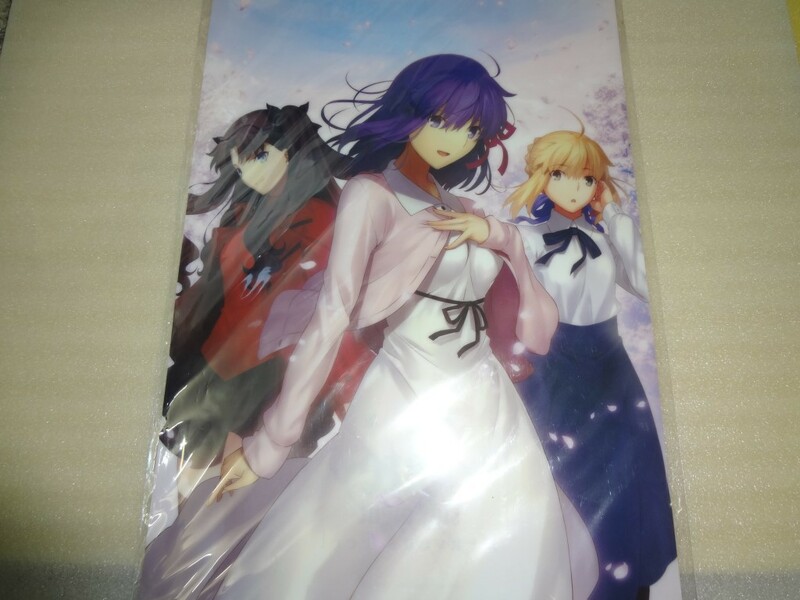 クリアファイル　Fate/stay night [Heaven's Feel]　凛＆桜＆セイバー　前売券特典