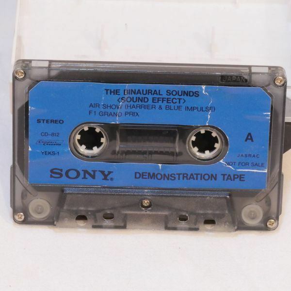 SONY 初代WALKMAN デモテープ CD-812 YEKS-1 ソニー DEMONSTRATION TAPE