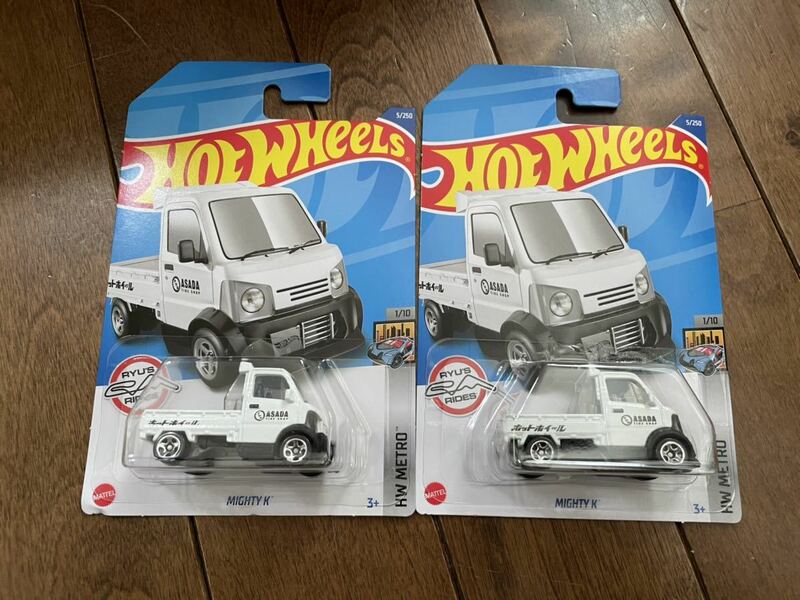 送料込2台セット MIGHTY K 軽トラ RYU ASADA HOTWHEELS ホットウィール マイティー ryu's ride jdm マイティ