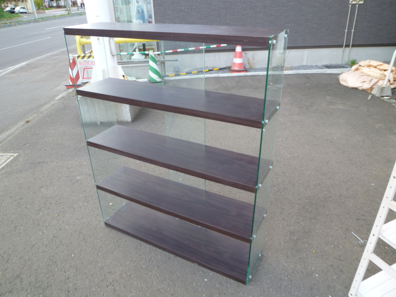 ★☆店舗什器　棚　飾り棚　120×30×148ｃｍ　小樽より☆★