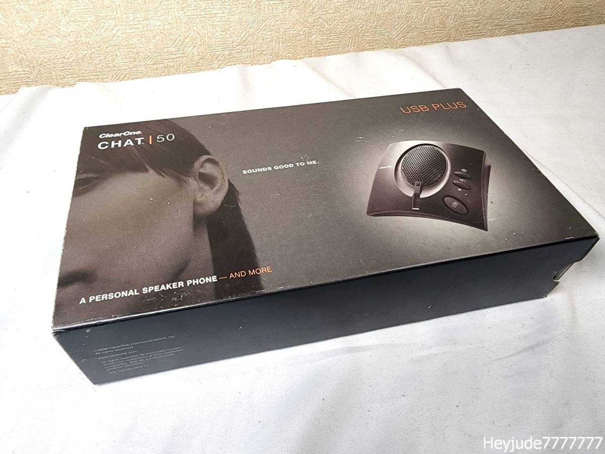 【 新品/未使用品 】　CHAT　50　USB　エコー　キャンセラー　内蔵　パーソナル　スピーカー　フォン　アダプター付き Teams Zoom 会議