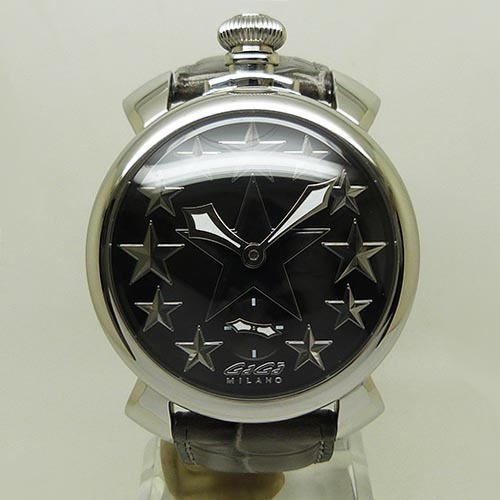 未使用品ガガミラノ【GaGa MILANO】　5010.STARS.01　マヌアーレ　48ｍｍ　スターズ　手巻