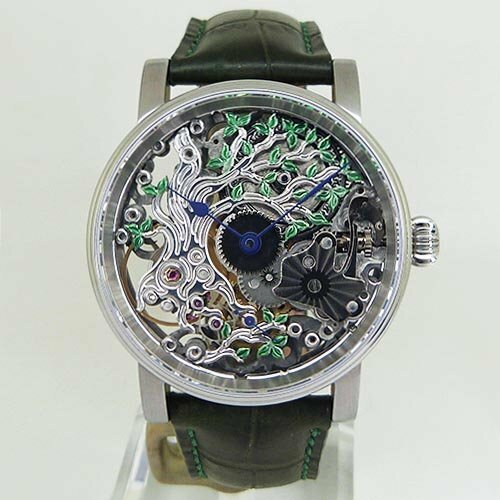 中古美品シャウボーグ【SCHAUMBURG WATCH】 UNIKATORIUMTREE OF LUCK ウニカトリウム ツリー・オブ・ラック 手巻 OH済