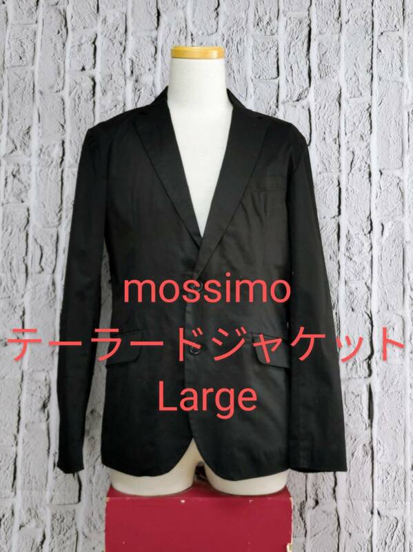 ★送料無料★ mossimo モッシモ テーラードジャケット ブラック Large