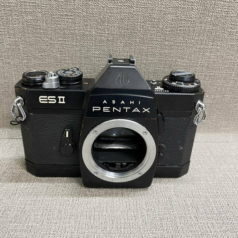 W4-1）アサヒ ペンタックス ESⅡ Super-Multi-Coated　 一眼レフ フィルムカメラ シャッターOK ジャンク品 （93）