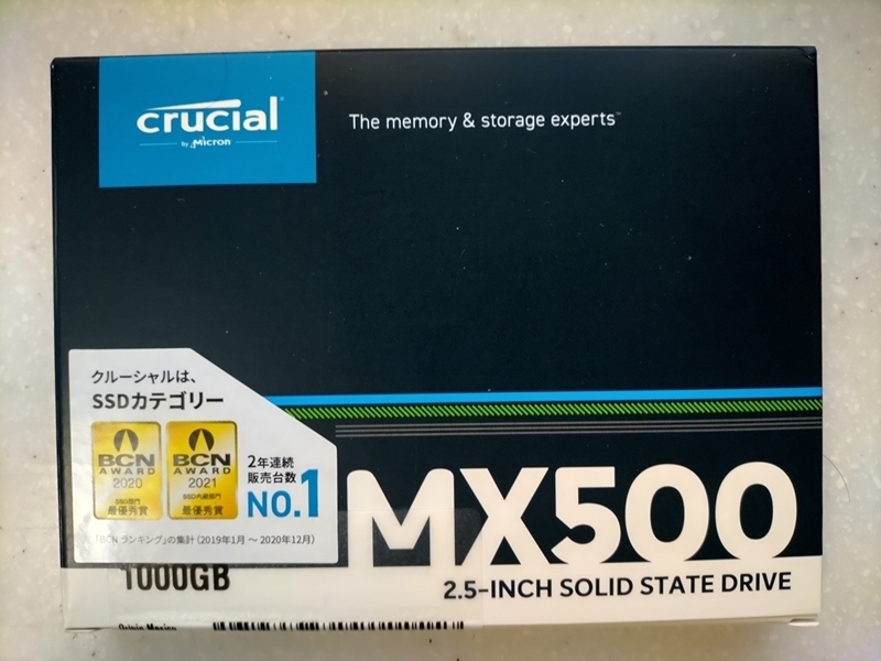 [新品未開封] Crucial SSD 1.0TB MX500 内蔵2.5インチ SATA CT1000MX500SSD1JP 【メール便発送可】
