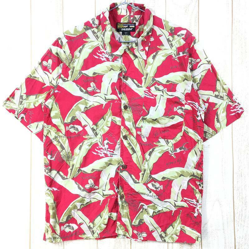 MENs S パタゴニア パタロハ シャツ PATALOHA SHIRT バナナラマ アロハシャツ 入手困難 PATAGONIA 52536 レッド