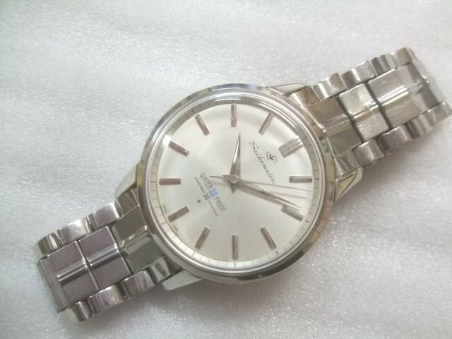 1965年セイコーマチック6201腕時計純正ブレス付OH済純正風防交換済　T849