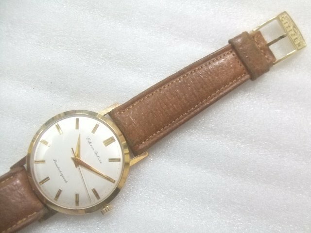 デッドストック未使用高級シチズンデラックス手巻腕時計OH済　T834