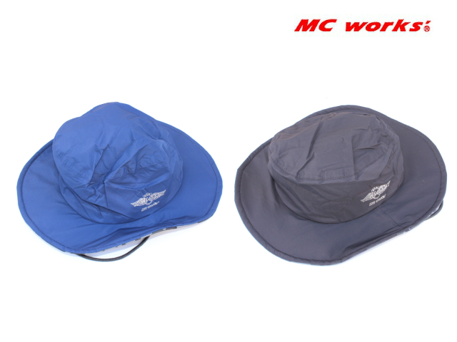 MC works' WATER PROOF HAT2／MCワークス　ウォータープルーフハット2／ネイビー×ブラックカモ／サイズL 