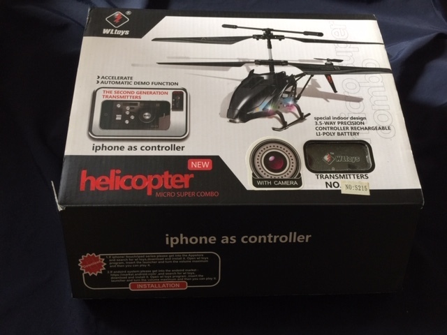 ＷＬtoys 　ｓ２１５　ヘリコプター　iphone androidアプリ制御　プレイジャイロ付きカメラ