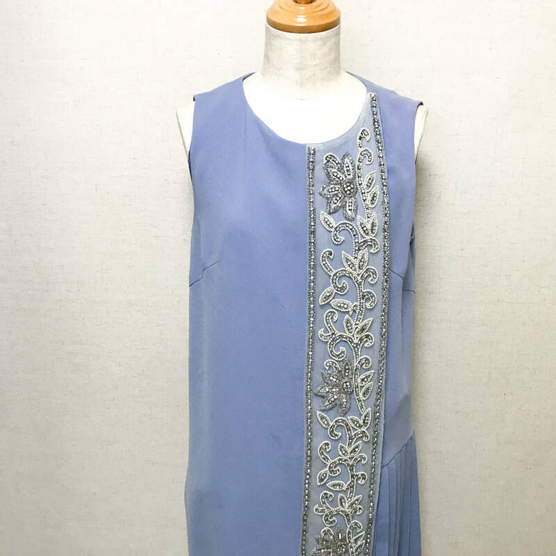 グレースコンチネンタル ドレス ワンピ38　水色　HNA2206-3-S8-M10