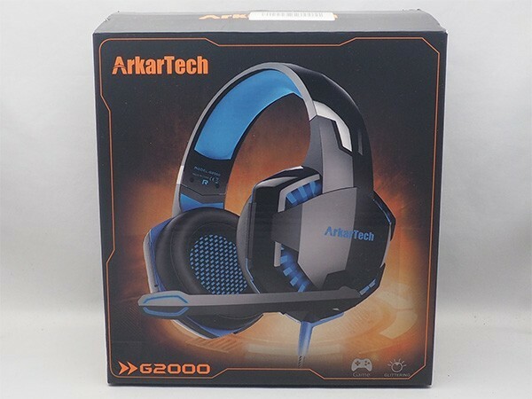 美品 ArkarTech G2000 ゲーミング ヘッドセット ヘッドフォン 管14468