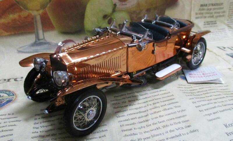 ★激レア絶版*フランクリンミント*1/24*1921 Rolls-Royce Silver Ghost Tourer - Solid Copper Body*銅製