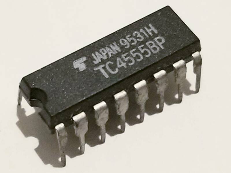 東芝 TC4555BP Dual Binary to 1-of-4 Decoder 1セット[10個]