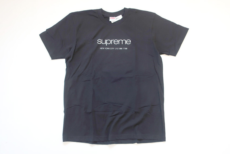 (M)Supreme Shop TeeシュプリームショップTシャツ黒クラシックロゴ