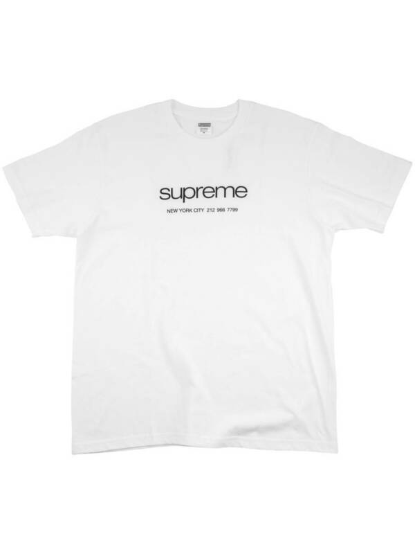 (XL)Supreme Shop TeeシュプリームショップTシャツ白クラシックロゴ