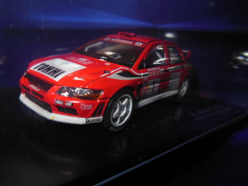 1/43　MTECH　三菱　ランサーエボリューションⅦ　トミ・マキネン　WRC　エムテック /サイバーエボ/山田英二/アンリミテッドワークス