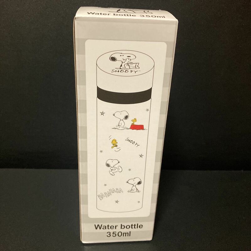 スヌーピー ウォーターボトル 350ml ホワイト グッズ 白色 SNOOPY ウッドストック 水筒 ドリンクボトル タンブラー ステンレスボトル