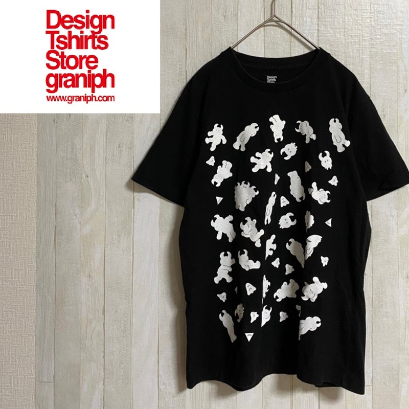 Design Tshirts Store graniph★デザイン ティーシャツ ストア グラニフ★メンズ コットン Tシャツ★サイズS　5-249