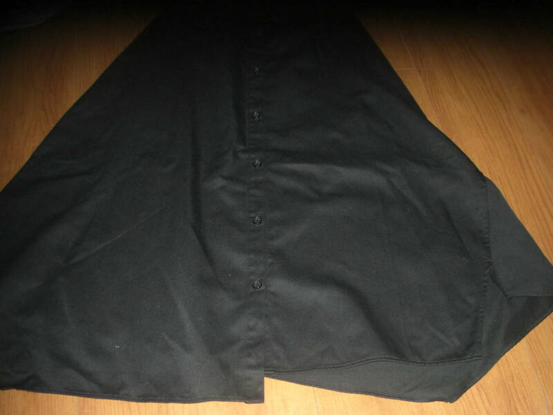 ジーナシスフリーサイズ　黒アシンメトリースカート