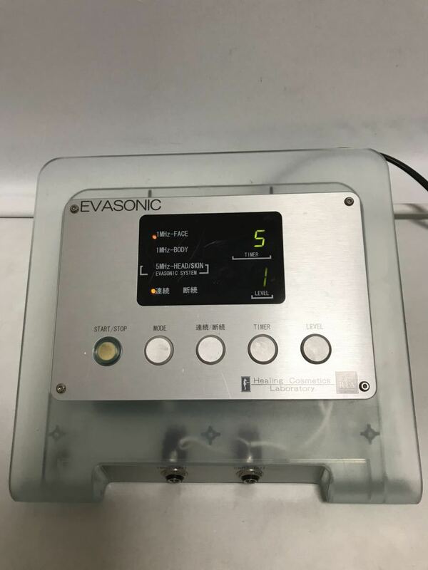 EVASONIC 超音波 美顔器 エヴァソニック 本体のみ 通電確認 要修理 部品取り ジャンク 173j1800