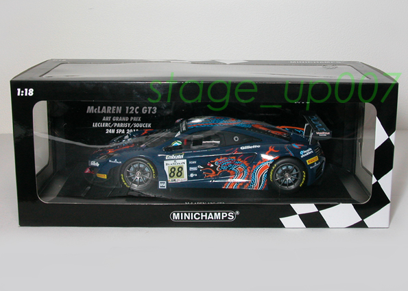 MINICHAMPS／マクラーレン 12C GT3 1/18 LIMITED EDITION504pcs-McLAREN 12C GT3/24H SPA 2013- ／管QMPZ