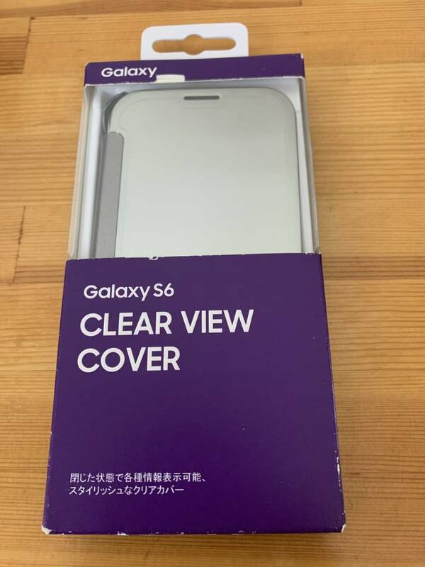 GALAXY S6用 Clear Viewカバー