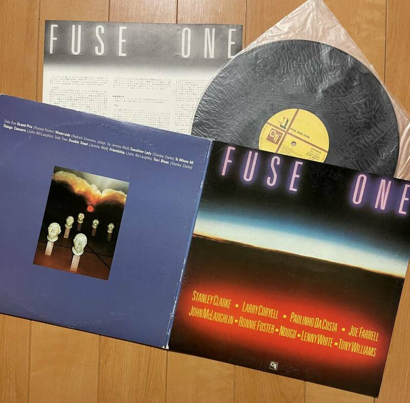 '送料無料' ジャズ FUSE ONE フェーズ ワン 80' LP Gatefold Ｗジャケ