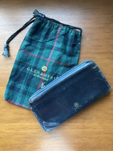 定価51700円 別注限定カラー★完璧なエイジング「Hand Made in Scotland」ブライドルレザー グレンロイヤル GLENROYAL 蛇腹 財布 イギリス