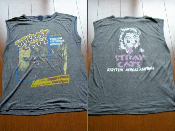 ネオ・ビンテージ！１９８１’ｓ　ストレイキャッツ　STRAYCATS　Ｔシャツ　ブライアン・セッツァー　BRIAN・SETZER　ロカビリー　ロックT