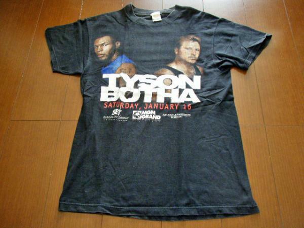 祝・復帰！★１９９９年製！マイク タイソンVSフランソワ ボタ ボクシング BOXING 「Mike Tyson」Ｔシャツ WBA WBC MGM ヘビー級 古着