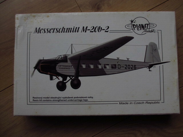 Planet models 1/72 Messerschmitt M-20b-2 ルフトハンザ航空　Lufthansa(袋未開封、レジンキット）新品