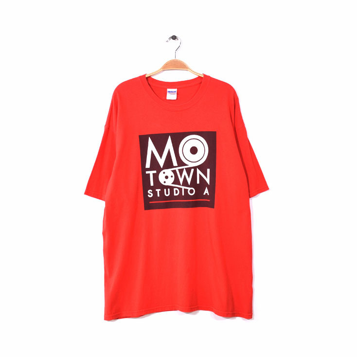 【送料無料】 MOTOWN STUDIO A モータウン歴史博物館 クルーネック 半袖 Tシャツ メンズXL オーバーサイズ GILDAN アメカジ 古着 BB0517