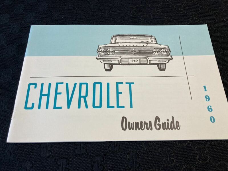 1961 CHEVROLET シボレーインパラ オーナーズマニュアル Guide! 本国英字！車載！ 210x135 35P 新品未使用品　Passenger Car!!!