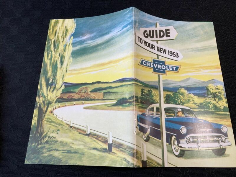 1953 CHEVROLET シボレー パッセンジャーカー オーナーズマニュアル Guide! 本国英字！車載！ 210x135 33P 新品未使用品