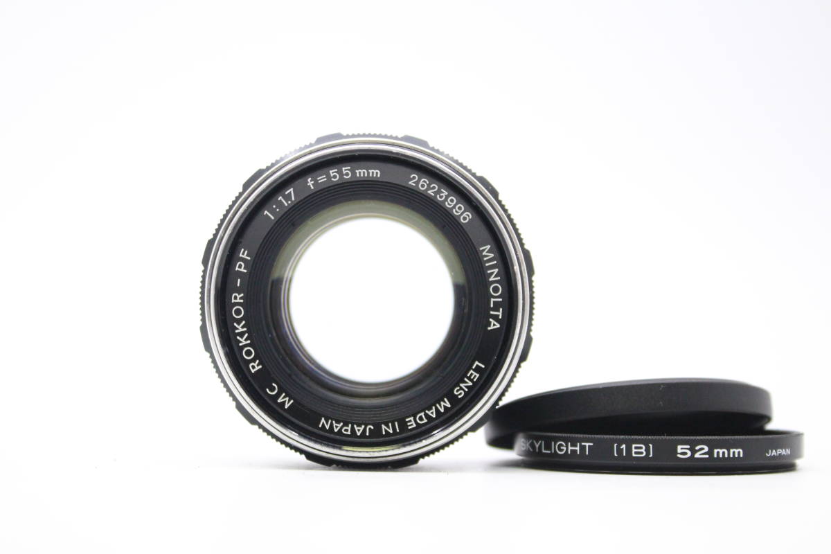 ★良品★MINOLTA ミノルタ MC ROKKOR-PF 55mm F1.7 ミノルタ王道！標準レンズ！ OK4748