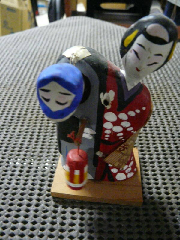 日本伝統こけし、からくり、首振り人形、張り子こけし