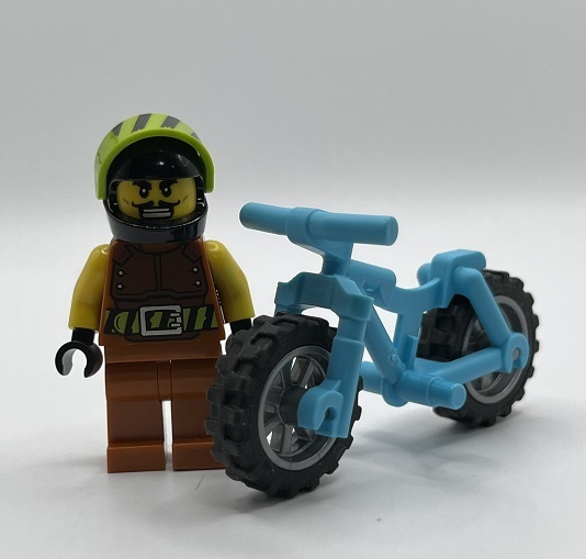 即決 新品 未使用　レゴ LEGO ミニフィグ　タウン 　ＢＭＸライダー　マウンテンバイク　ミニフィギュア 　シティ　スタントマン