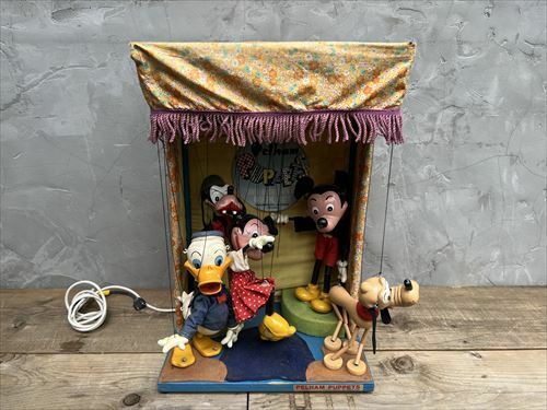 Vintage Pelham Puppets 店頭用 ディスプレイ パペット/ストアディスプレイ/ヴィンテージ/ディズニー/ミニー/プルート/ドナルド