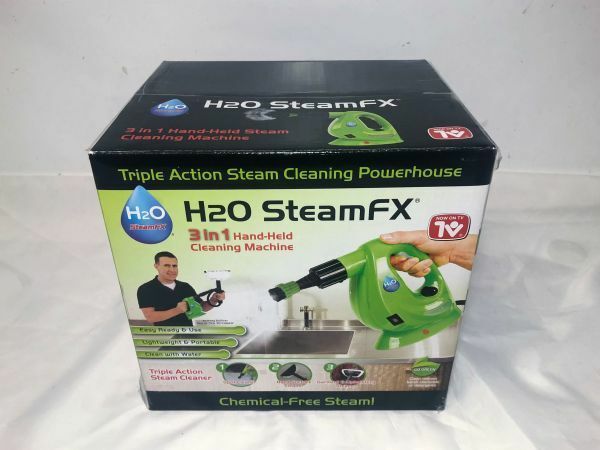 ☆新品　未開封 　H2O Steam FX　スチームクリーナー スチームFX 　グリーン　ハンディタイプ　軽量コンパクト　クリーナー