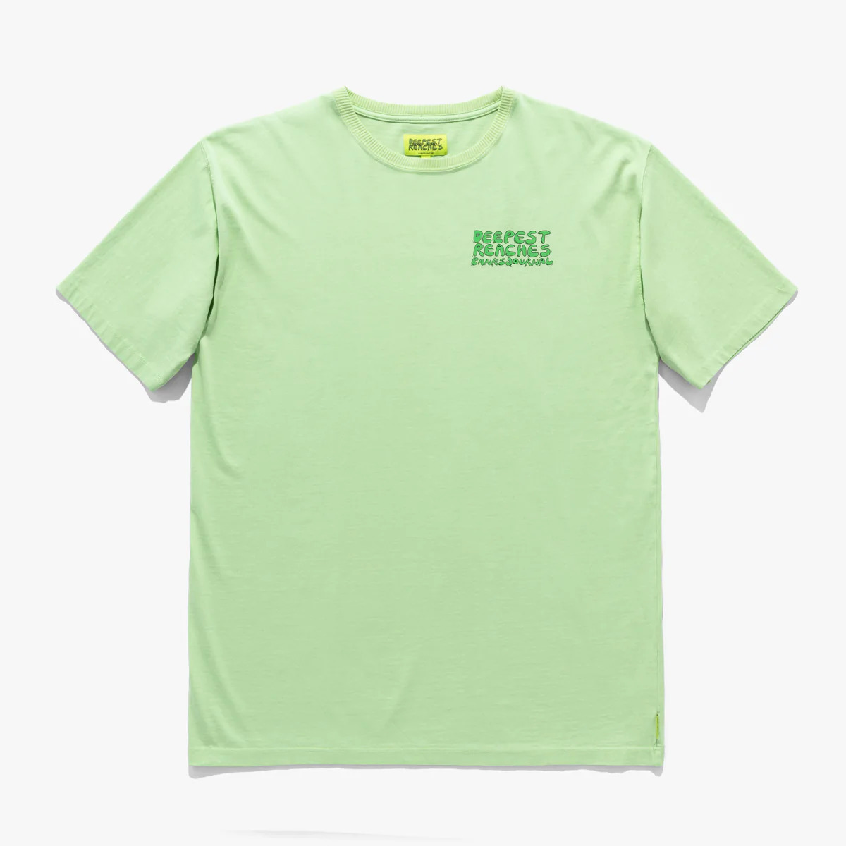 ☆sale/新品/正規品/特価 BANKS DEEPEST REACHES BUBBL S/S-TEE | Color：Washed Lime | Size：M | バンクス/ T-シャツ