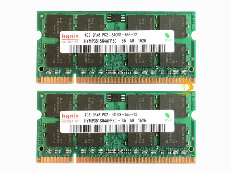 全新品 海力士 Hynix DDR2 SDRAM 800MHz 總計8GB(4GB×2) PC2-6400U 1.8v 筆記本電腦存條 PC2-6400S 運送到臺灣海力士