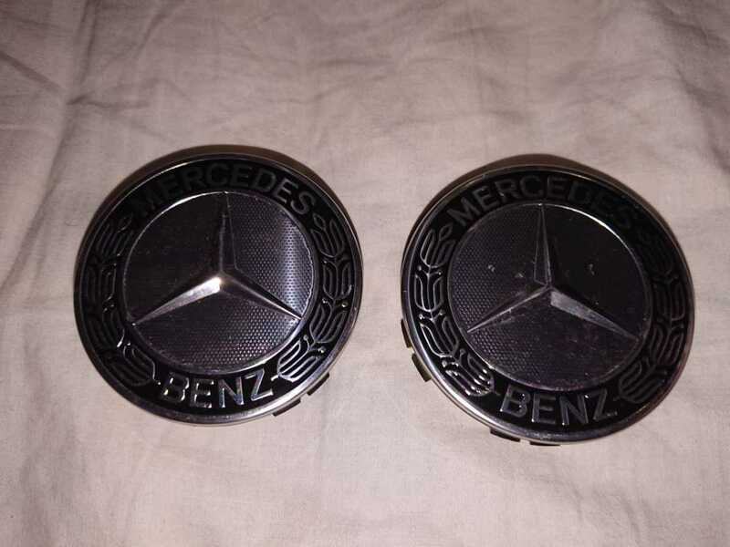 Mercedes-Benz メルセデス・ベンツ センターホイールカバー センターキャップ 2個
