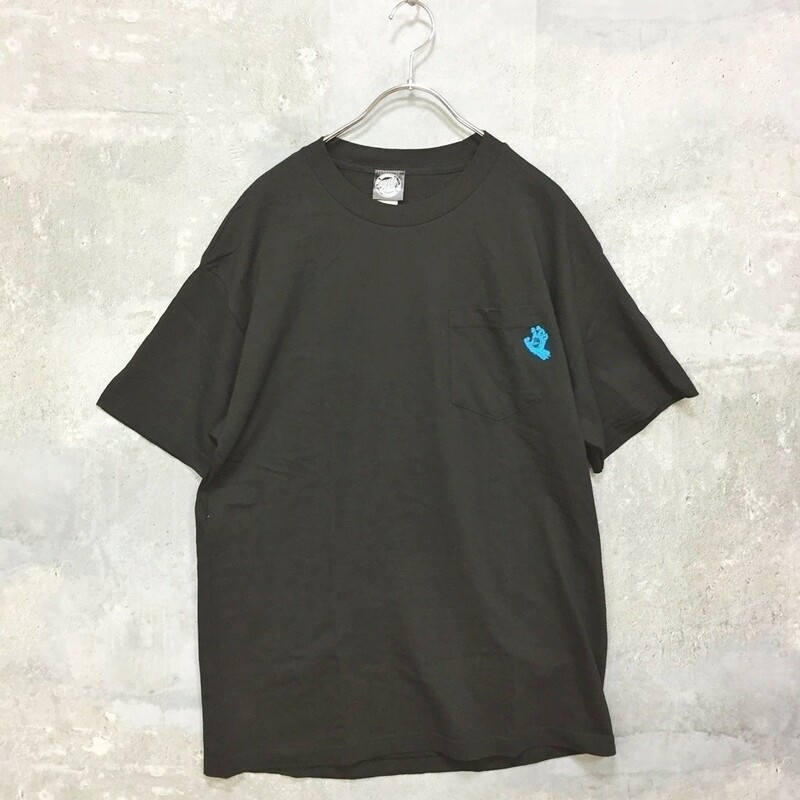 ◆大きいサイズ◆L◆お洒落な逸品◆SANTA CRUZ/サンタクルーズ Tシャツ 半袖 ブラック サイズL K82 ｃ2855