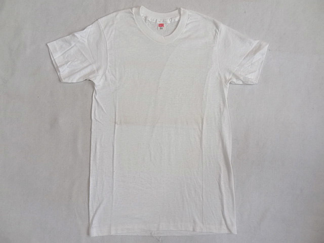 １ ビンテージ HANES ヘインズ 希少 70S ホワイト 白 無地 クルーネック Tシャツ サイズ S スモール インナー 肌着 カラー 色 レア 雰囲気