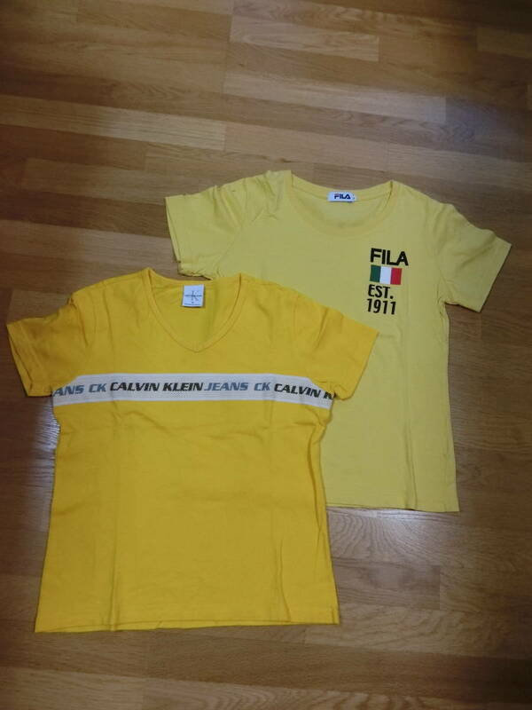 Tシャツ FILA Calvin Klein Mサイズ ２枚セット