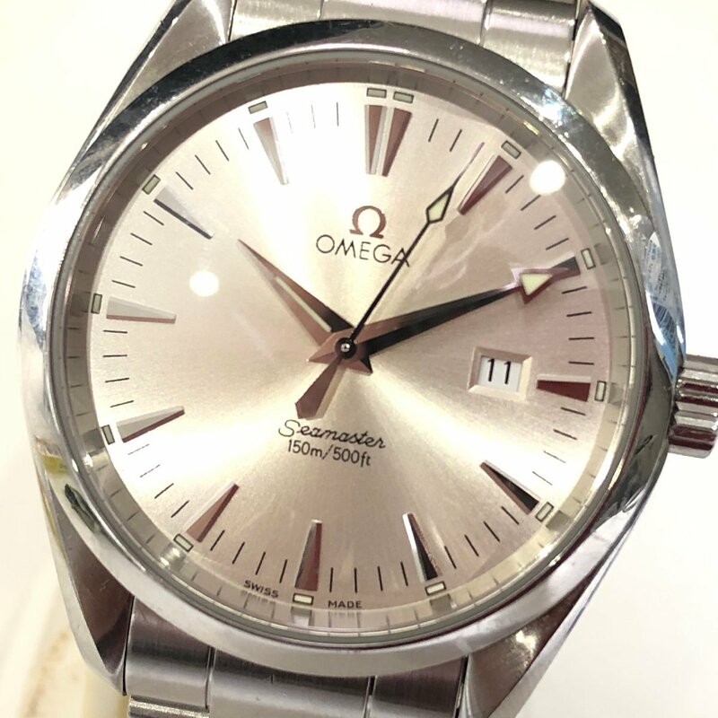 OMEGA オメガ　シーマスター150ｍ　アクアテラ　2517.30　腕時計　クォーツ　メンズ腕時計　SS