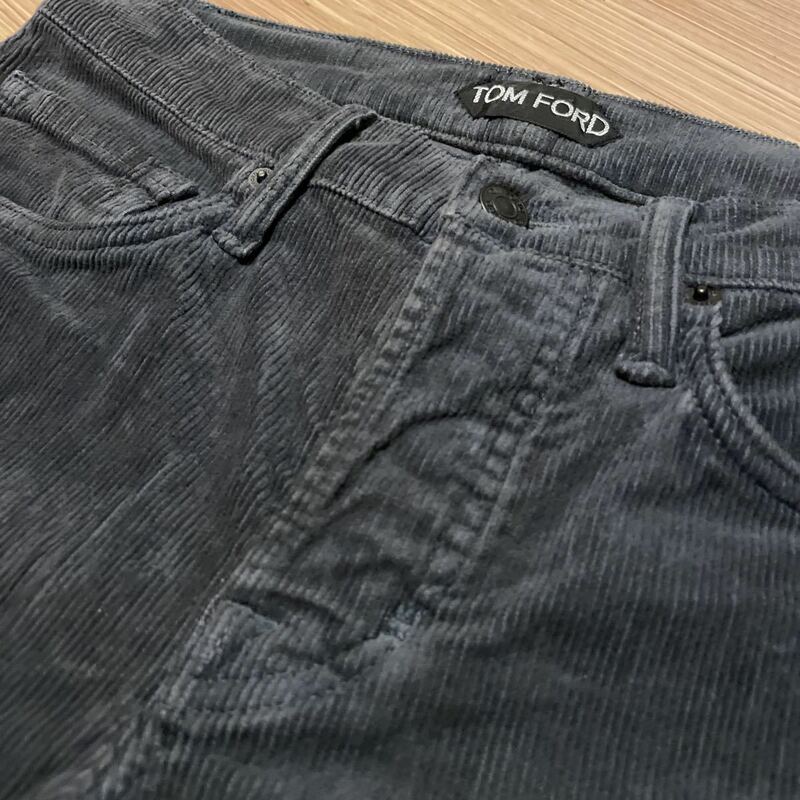 【美品】30 TOM FORD SLIM ブラックデニムジーンズ トムフォード 正規品 高級ジーンズ M